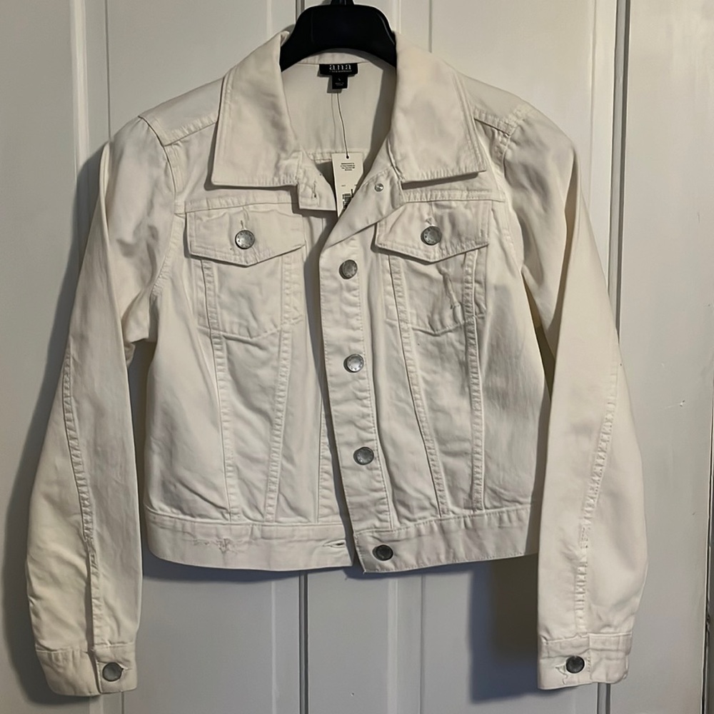 NEW White Denim a.n.a Jacket